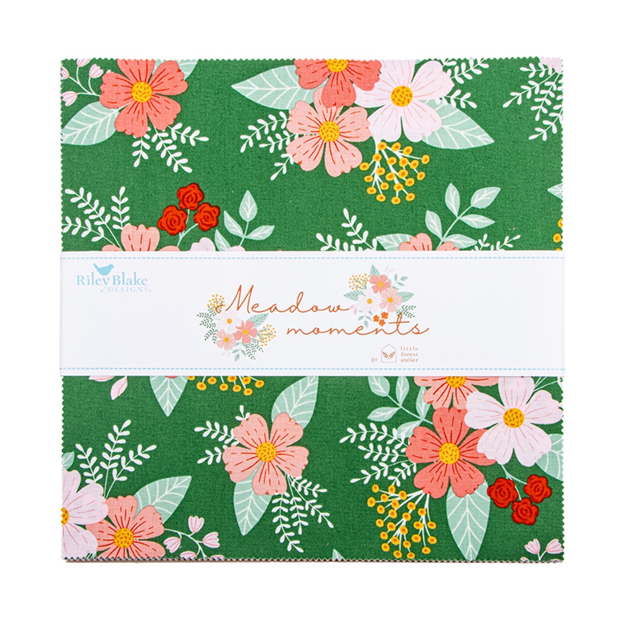 Meadow Moments 10" Square Pack (Layer Cake / 10" Stacker) by Little Forest Atelier for Riley Blake (10-17230-42)